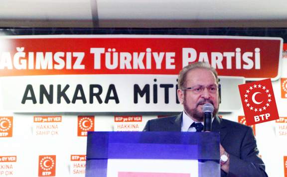 Haydar Baş partisinin Büyük Ankara Mitinginde Konuştu